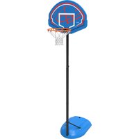 50NRTH Basketballkorb Nebraska, höhenverstellbar blau