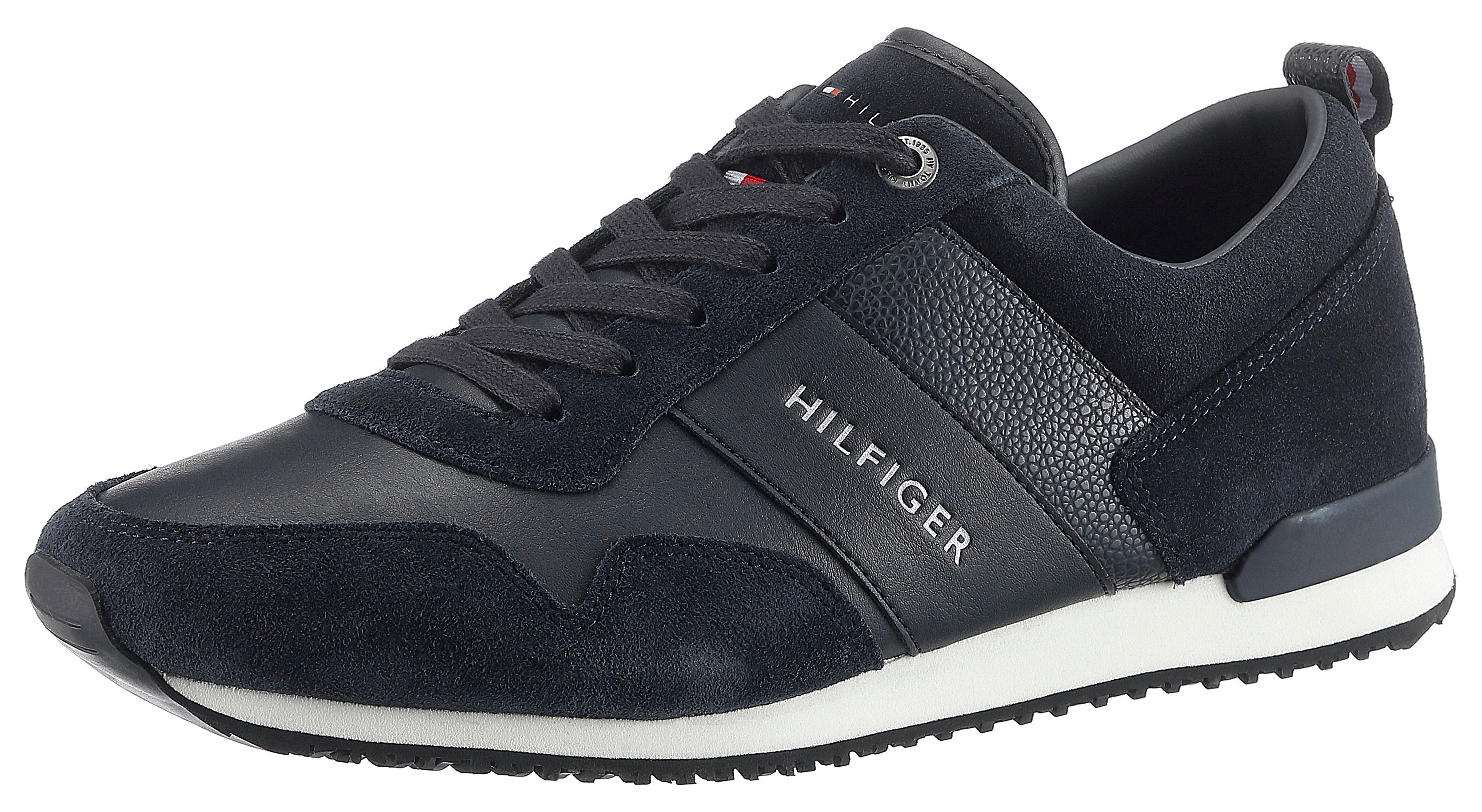 Tommy Hilfiger Sneaker "ICONIC LEATHER SUEDE MIX RUNNER"