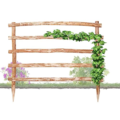 Natürliche Rankhilfe aus Holz in 33 verschiedenen Größen für Ihre Kletterpflanzen Höhe 150 x Breite 180 cm