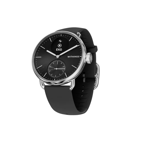 WITHINGS HWA10-1 - SmartWatch, Scanwatch 2, 38 mm, schwarz