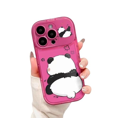 Gyios handyhülle iPhone 11 Lustige Tierische Schweinehasenpaare Telefonhülle Für Phone 15 13 11 12 Pro Max Plus Niedliche Panda Soft Cover-für Phone 14 Plus-d