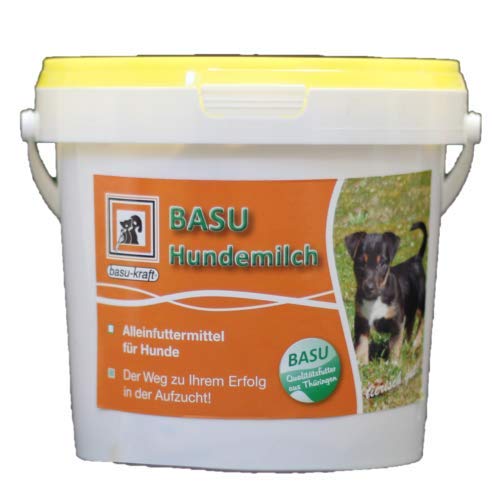 BASU Hundemilch Aufzuchtmilch Hundewelpen Welpen Milchpulver Muttermilch-Ersatz 600 g Eimer