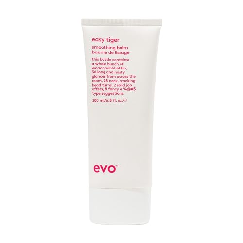 EVO Easy Tiger Glättender Balsam – Hold Styling Balsam für alle Haartypen – bietet Haarglättung und reduziert Frizz – 200 ml