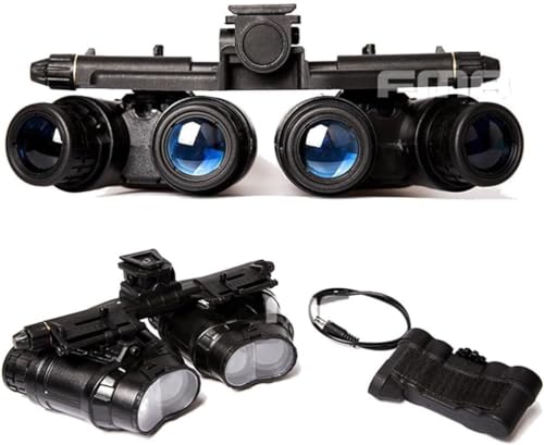 LILIXINGSH Nachtsichtgerät Brille，GPNVG18 Helmhalterungsset-Fernglas mit Vier Röhren, Nachtsicht-Monokular, Militär, Nachtsichtbrille for Taktische Jagd, Cosplay (Color : Black)