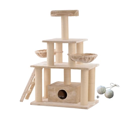 Katzenbaum Ginni XXL Katzen-Kratzbaum, mit gratis Spielballset