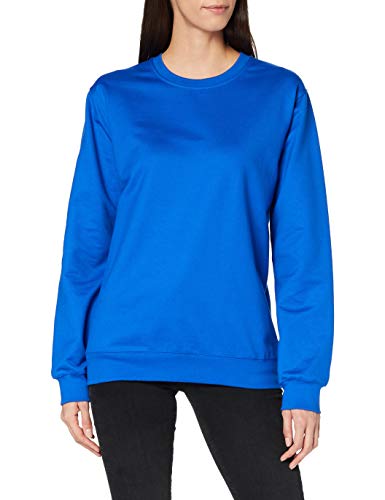 Trigema Damen 574501 Sweatshirt, Blau (Royal 049, 44 (Herstellergröße: L)