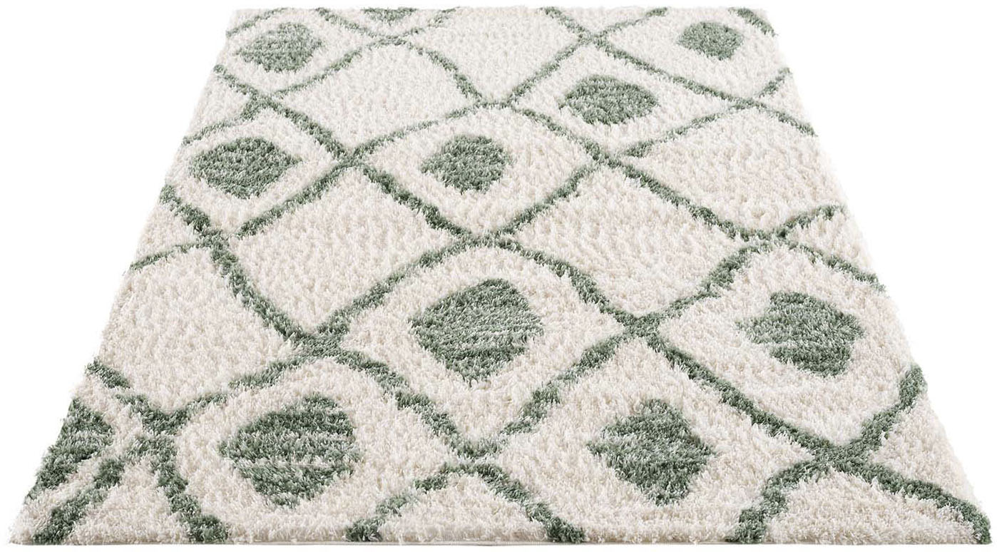 Carpet City Hochflor-Teppich "Pulpy 563", rechteckig