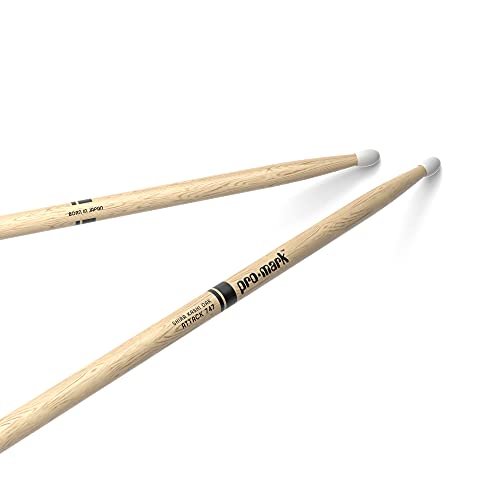 ProMark Drumsticks | Schlagzeug Sticks | PW747N Drumsticks Eichenholz mit Nylon Tip