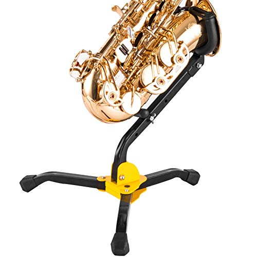 Alt-/Tenor-Saxophon-Ständer, universeller Saxophon-Display-Ständer, verstellbares Saxophon-Stativ, Metall-Saxophon-Halter, Saxophon-Organizer, Rack mit klappbaren Beinen