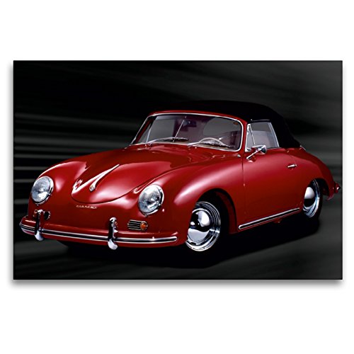 Premium Textil-Leinwand 120 x 80 cm Quer-Format Porsche 356 A - Bj. 1959 | Wandbild, HD-Bild auf Keilrahmen, Fertigbild auf hochwertigem Vlies, Leinwanddruck von Wolf Kloss