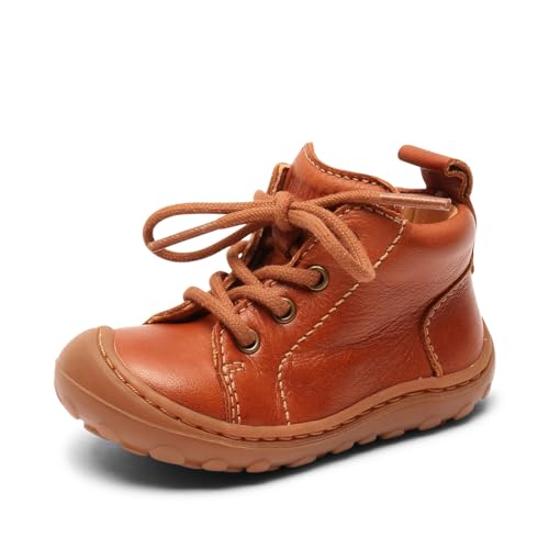 Bisgaard Unisex Baby Gerle Lace Sneaker, Braun (Cognac 66), 21 EU