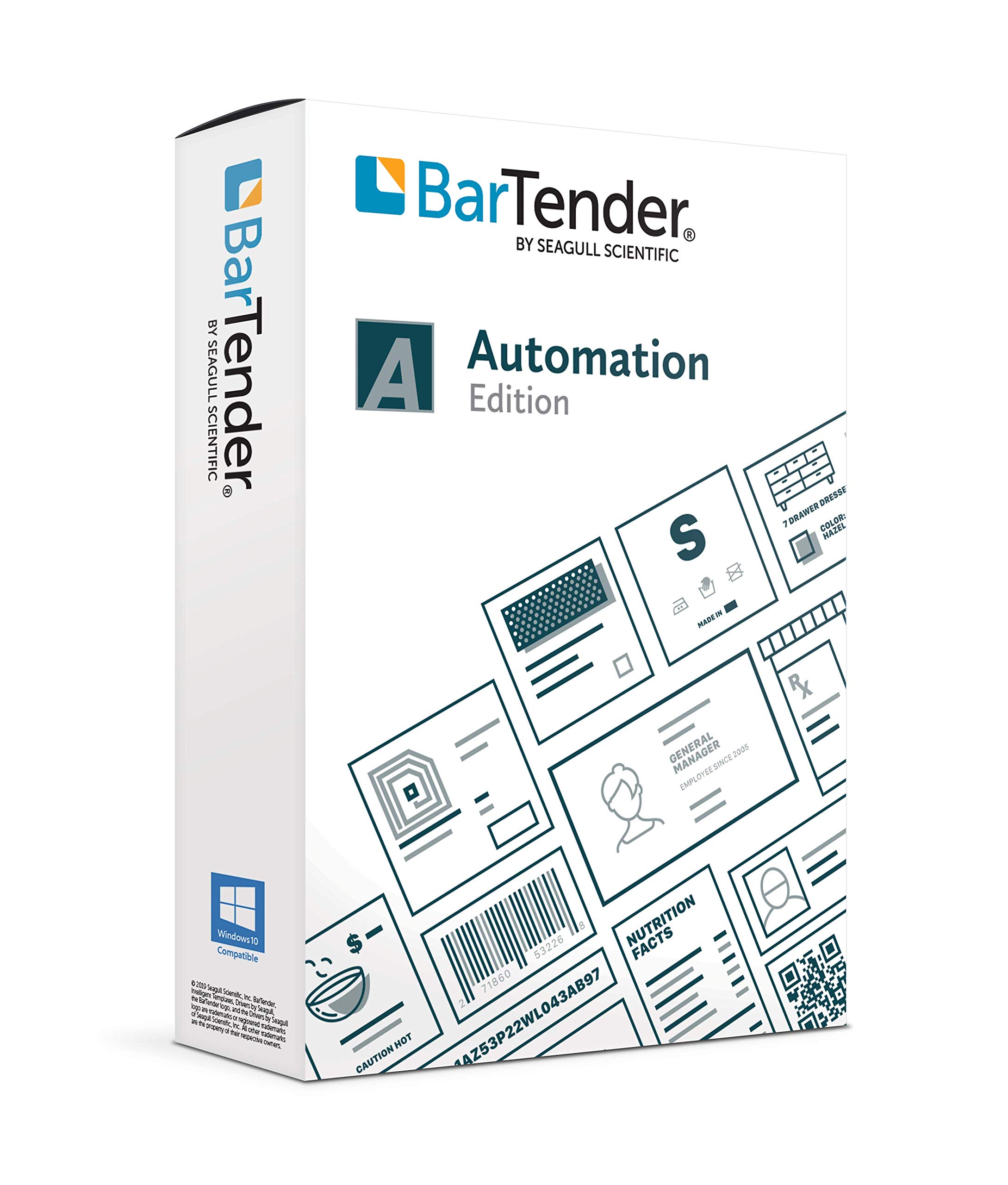 Seagull Bartender Automation: Appl. License + 5 Printers (incl. 3, BTA-5-3YR