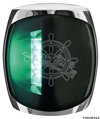 Osculati Sphera III Navigationslicht 112,5°rechts INOX grün