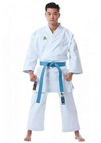 Tokaido Unisex – Erwachsene Kata Master PRO Karateanzug, weiß, 150 (2,0)