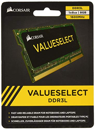 Corsair CMSO8GX3M1C1600C11 Value Select 8GB (1x8GB) DDR3 1600Mhz CL11