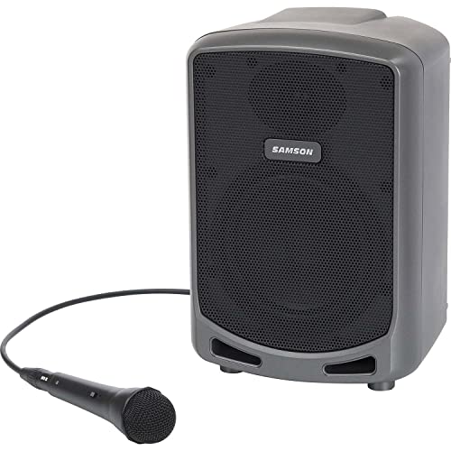 Samson Expedition Express+ – Tragbare Soundanlage – 75 W – Bluetooth – mit kabelgebundenem Mikrofon
