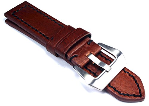 22mm Lederband Stark Vintage Used Look Designer Uhrenarmband B28