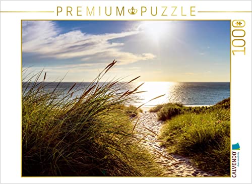 CALVENDO Puzzle Strandzugang zur Nordsee am Weststrand von Sylt 1000 Teile Lege-Größe 64 x 48 cm Foto-Puzzle Bild von Andrea Dreegmeyer