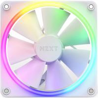 NZXT F120 RGB Fans - RF-R12SF-W1 - Erweiterte Anpassung der RGB-Beleuchtung – Flüsterleise Kühlung – Single (RGB-Lüfter und Controller ERFORDERLICH & Nicht ENTHALTEN) -120mm-Lüfter – Weiß
