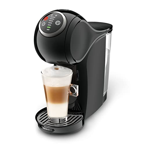 De'longhi Nescafe Dolce Gusto, Genio S PlusEDG315.B, Kapsel-Kaffeemaschine, Espresso, Cappuccino, Latte und mehr, Schwarz