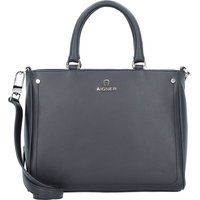 AIGNER, Ava Handtasche Leder 30 Cm in schwarz, Henkeltaschen für Damen