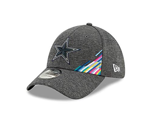 New Era Dallas Cowboys 39thirty Stretch Cap NFL 2019 On Field Crucial Catch Graphite - M - L
