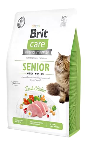 Brit Care Grain Free Senior & Weight Control mit Huhn 7 kg