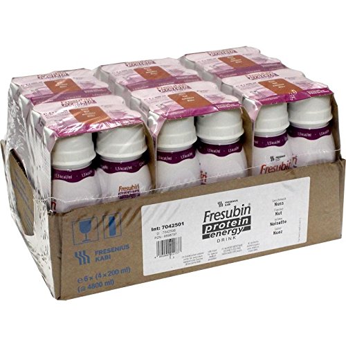 Fresenius Kabi Fresubin Protein Energy Drink Nuss Trinkflasche, 6 x 4 x 200 ml, 1er Pack (1 x 5,5 kg)