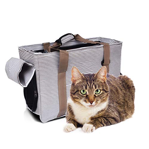 PETCUTE Hundetasche Transporttasche für Hunde Transporttasche für Haustiere Tragetasche Katzen Haustiertasche für Kleine Hunde Wasserdicht