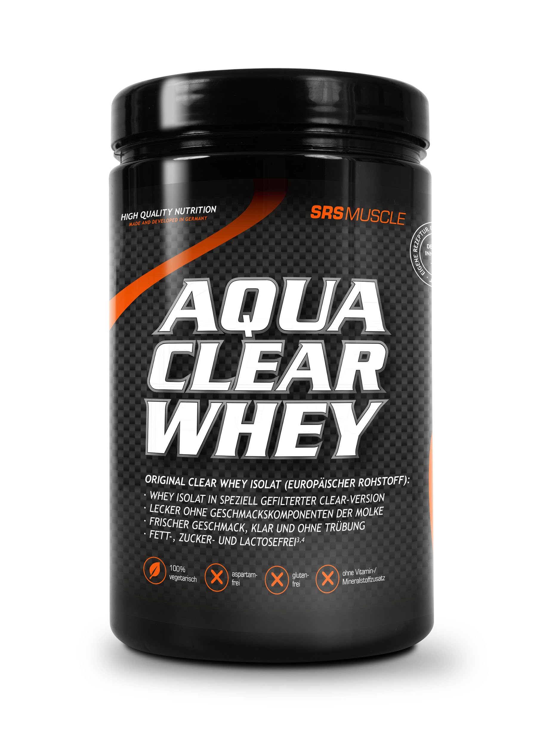 SRS Muscle - Aqua Clear Whey | leckerer Clear Whey Proteindrink | super erfrischend, weniger süß | fett-, zucker- und lactosefrei | deutsche Premiumqualität (Clear Apple, 330)