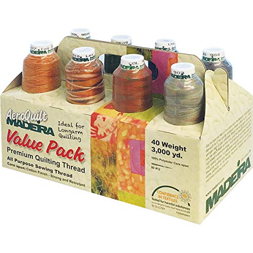 Madeira AeroQuilt Value Pack No.40 Multicolor (2500 m /8 Farben)