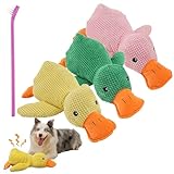 NNBWLMAEE Mintoblue Squeaky Duckling Dog Play Toy, The Mellow Dog, The Mellow Dog Duck, Duck Dog Toy, Dog Toy Duck with Squeaker (3 Pcs)