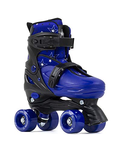 Sfr Skates SFR Nebula Adjustable Quad Skates Unisex Kinder Jugend Black/Blue, 29-33