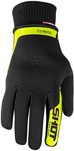 Shot Erwachsene Climatic Handschuhe (Schwarz/Neon Gelb, Größe 12)