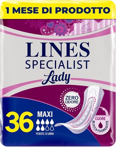 Lines Specialist Produkte Einlagen für Inkontinenz – 3 Packungen mit 12 Stück