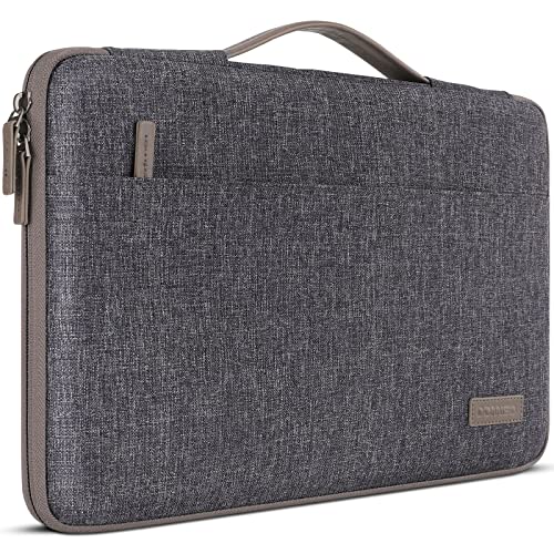 DOMISO 17 Zoll Wasserdicht Laptophülle Laptop Sleeve Case Notebook Hülle Tasche für 17.3" HP Pavilion 17/MSI GS73VR Stealth Pro/Alienware 17/Dell Inspiron/Lenovo ideapad/ASUS/Acer/HP,Dunkelgrau