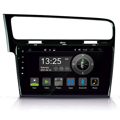 RADICAL R-C12VW2 – Android Autoradio, kompatibel mit VW Golf 7, App Radio mit 10,1“ Touchscreen, offenes Android OS, DAB+, UKW, USB, Bluetooth, WiFi/WLAN, zum Navi erweiterbar
