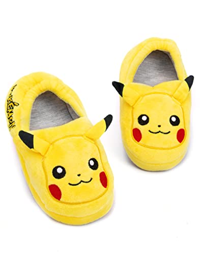 Pokemon Pikachu Hausschuhe für Jungen und Mädchen 3D Character Kinderschuhe 34 EU