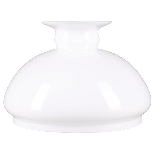 Lampenglas Opalglas Ersatzglas Petroleumglas Ø 186mm weiß beige grün glänzend Leuchtenglas Weiß