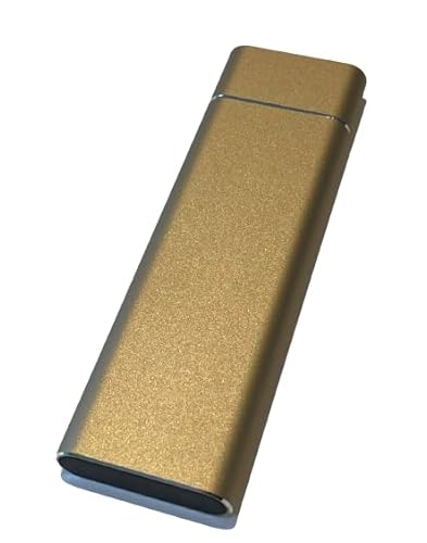 SSD Extern Festplatte 1TB SSD Gold Zuverlässige Speicherlösung Tragbar Spielekonsole Notebook PC TV Gaming Business Universell Einsetzbar Aluminiumgehäuse