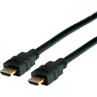 VALUE 4K HDMI Ultra HD Kabel mit Ethernet | Stecker/Stecker | schwarz | 10,0 m | für die optimale Übertragung von Filmen mit Einer 4K Auflösung von bis zu 3840x2160 @60Hz
