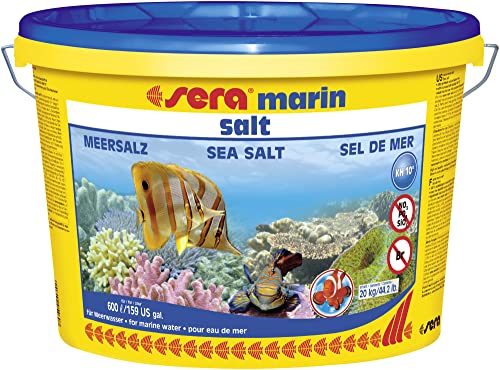 sera 05460 marin salt 20 kg - Meersalz für Osmose- und Leitungswasser, schnell und rückstandslos löslich - nitrat-, silikat- und phosphatfrei