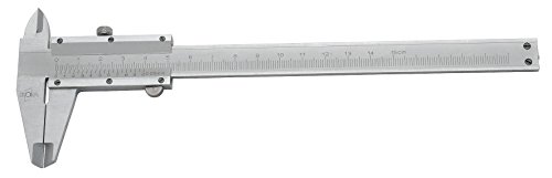 Elora 1510 TASCHENMESS-SCHIEBER, Made in Germany Taschenmessschieber mit Feststellschraube, Messbereich 150 mm