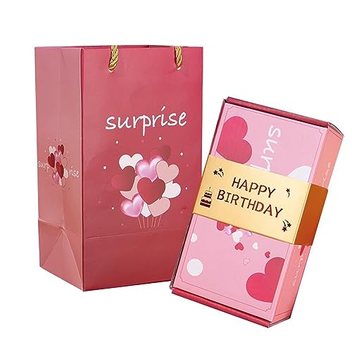 Hislaves Geschenkbox-Set aus dickem Papier, Überraschungsfreude mit Sprungkraft, perfekt für Geburtstage, Vorschläge, haltbarere Geschenkbox, C, 20 Stück