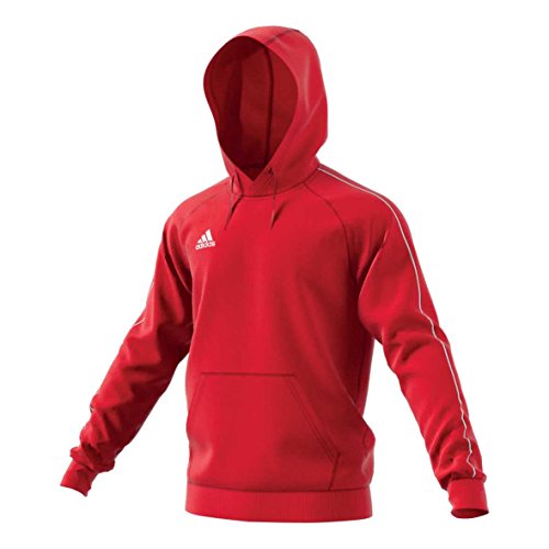 adidas Kinder Core 18_cv3431 Hoodie Sweatshirt, Rot (Power Red/White), 140