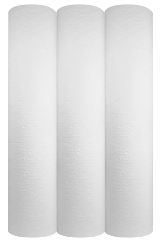 Doppellagiges Papier 56 cm x 50 m | 3 Rollen | Massageliege und Ästhetik
