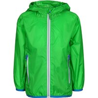 Playshoes Kinder Regenjacke mit Kapuze, faltbare Funktions-Jacke für Mädchen und Jungen , Grün (grün 29) , 92