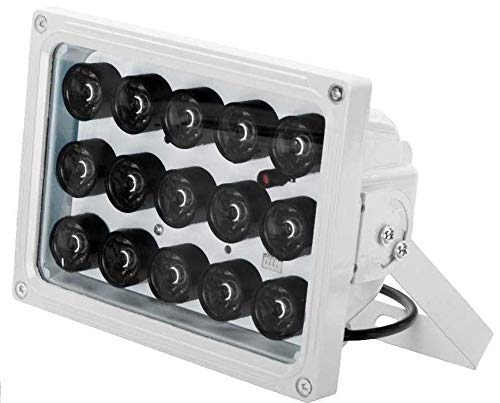Infrarot Scheinwerfer 12V/24W IR Diode Überwachungskamera Nachtsichtgerät (45 Watt)