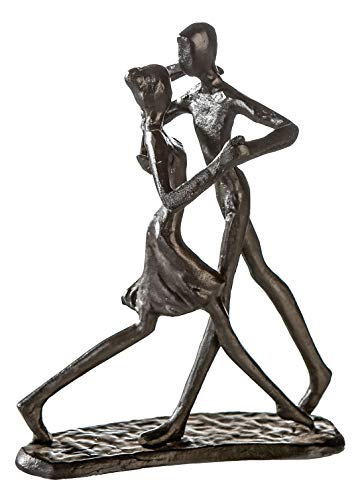 Casablanca - Design-Skulptur Dancing - aus Eisen - brüniert H 17 cm