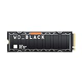 WD_BLACK SN850 mit Heatsink 2TB NVMe interne Gaming SSD; PCIe Gen4 Technologie, bis zu 7000 MB/s Lesen, M.2 2280, Works with PS5